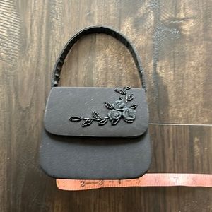 Small black formal purse